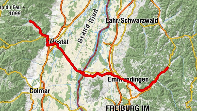 Radweg Elzach-Villé