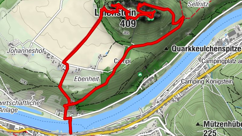 Zum Wahrzeichen des Nationalparks Sächsische Schweiz: der Lilienstein