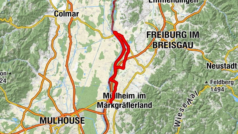Rundtour: Neuenburg - Breisach