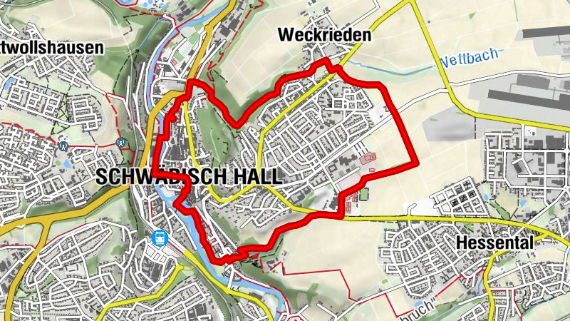 Tour 4 - Durch die Haller Klinge