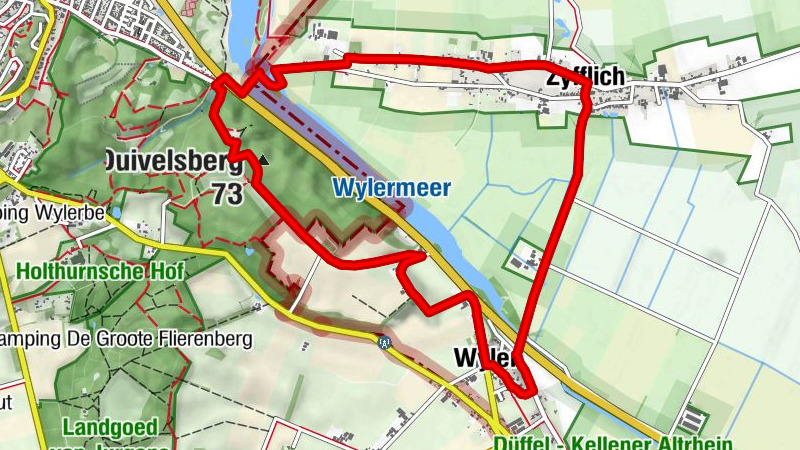 Hiking Route on 25 August 2023