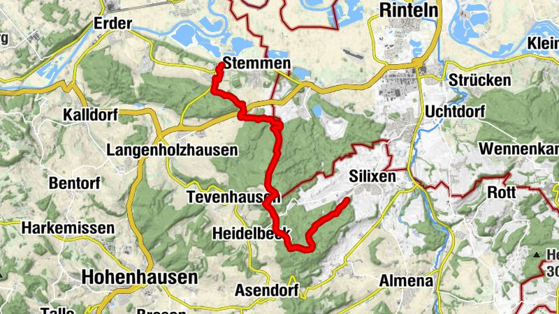 Weg der Blicke Etappe 4, Länge 12,7 km