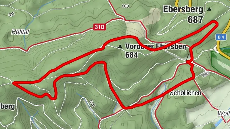 Kleine Ebersbergloipe - Hohegeiß