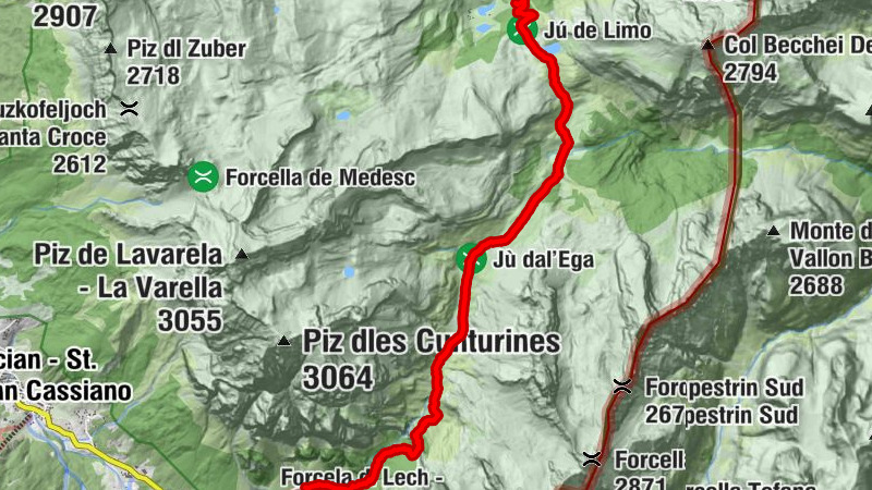 Dal rifugio Fanes alla capanna alpina