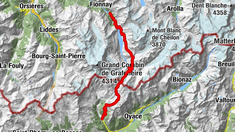 Mauvoisin - Cabane de Chanrion - Punta Cornet - Clapey