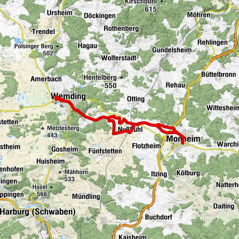 Monheim - Wemding Tourenrad