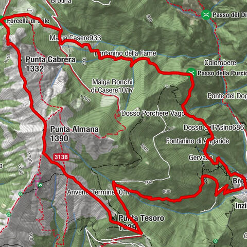 Punta Almana giro ad anello