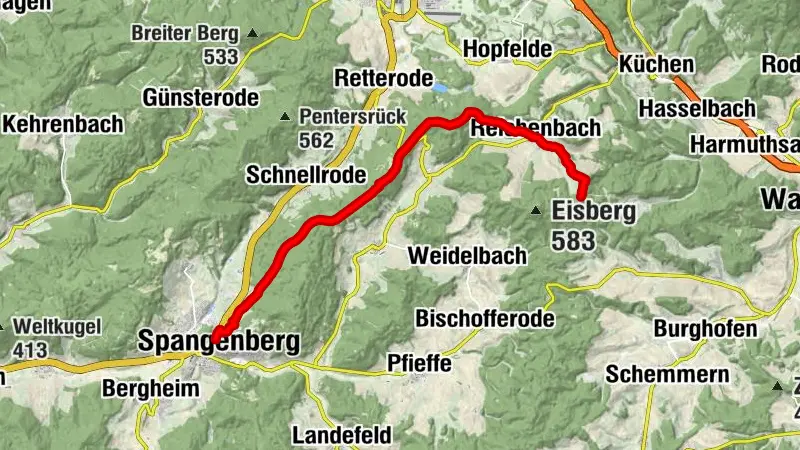 AN01 Spangenberg - Große Steine