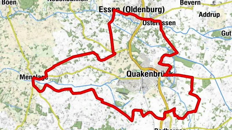 Rennradtour - Rund um Quakenbrück