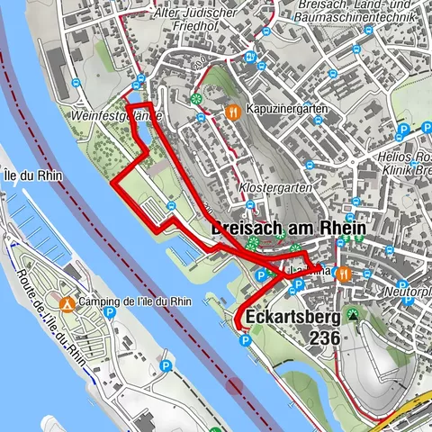 Rundgang vom Schiffsanleger durch die Breisacher Unterstadt mit Besuch des Museums