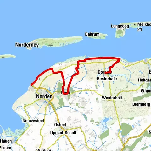 Friesenroute Rad up Pad - 3. Etappe (3/6)