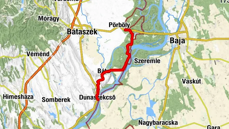ST313 Pörböly - Dunaszekcső