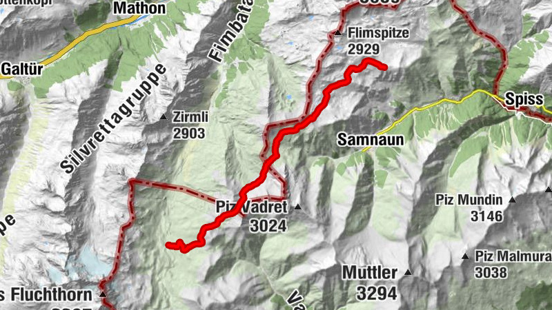 Etappe 1: Alptrider Sattel - Heidelberger Hütte