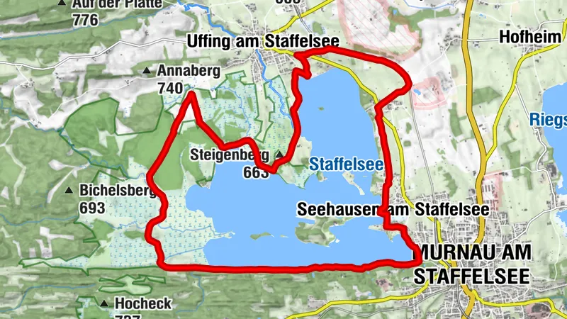 Wanderung - Staffelsee-Rundweg