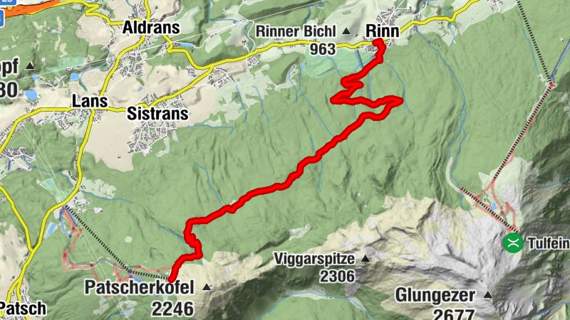 Almenweg 1600 - Fünf Almen am Patscherkofel