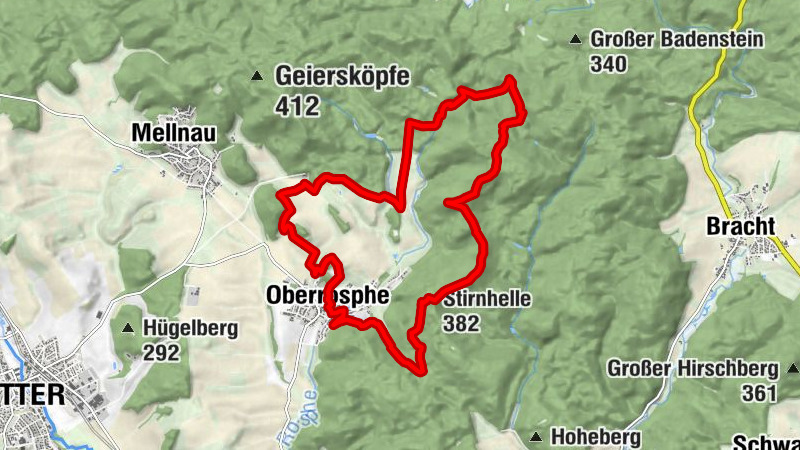 Stirnhelletour ab Oberrosphe
