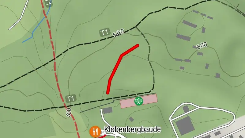 Rodelbahn am Klobenberg - Friedrichsbrunn