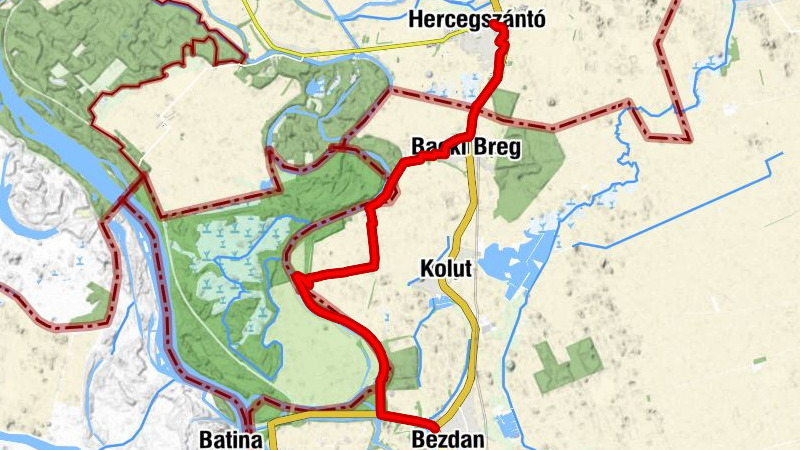 ST316 Hercegszántó - Bezdan