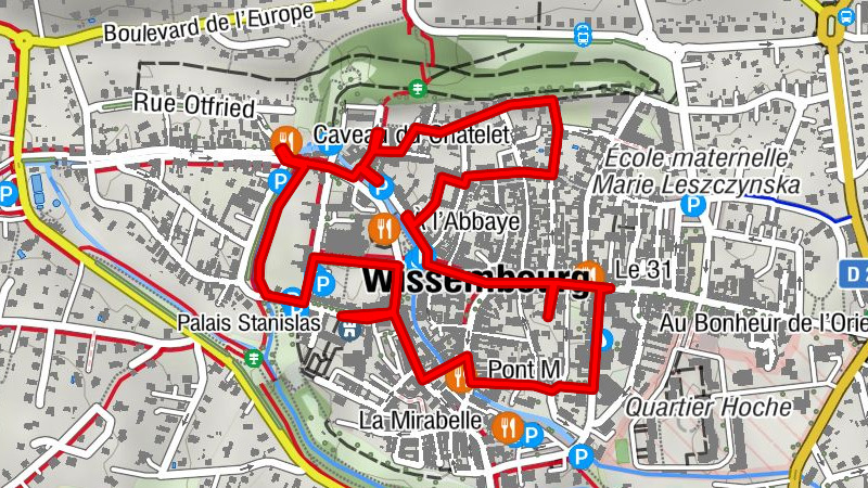 Walking through old Wissembourg