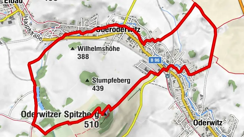 Wanderung über den Spitzberg entlang der Birkmühle und der Berthold-Mühle