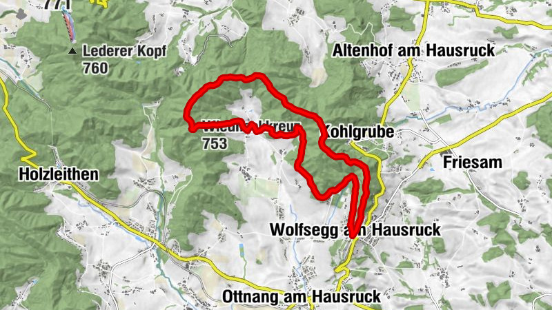 Wiedhackkreuz über Walding