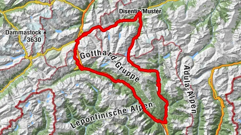 RadArena/St.Gotthard: Gotthard - Lukmanier - Oberalp
