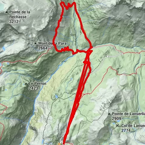 Hiking trail The alpages d'Entre deux Eaux