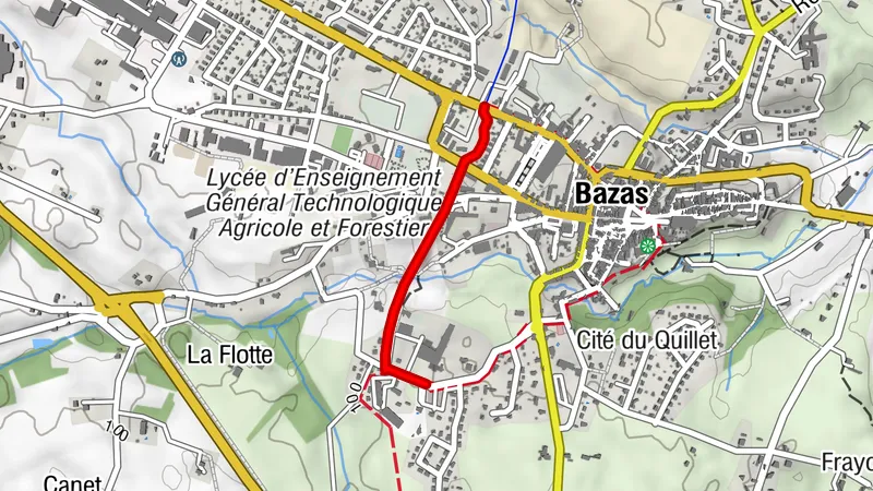 Balade à roulettes : Bazas voie verte