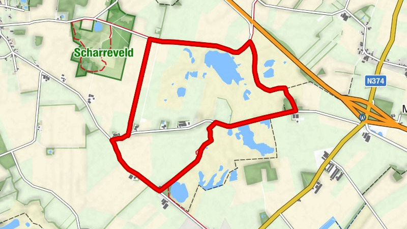 6,4 km - Scharreveld