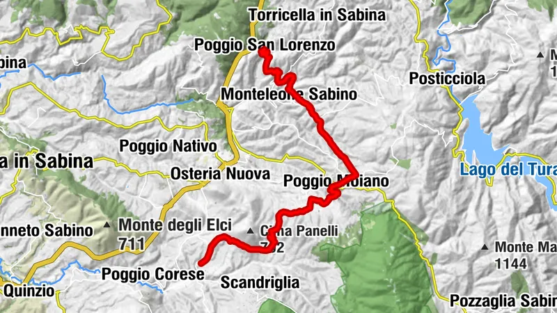 Camino di San Francesco | Etappe 19 Poggio San Lorenzo - Ponticelli di Scandriglia