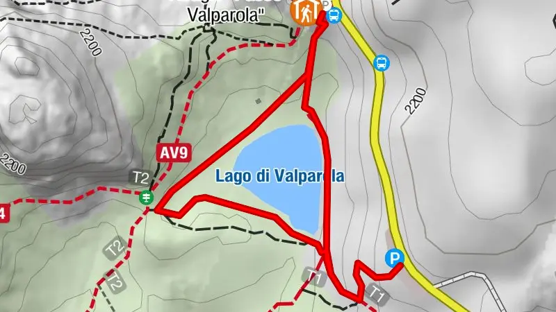 Tour of Valparola Lake