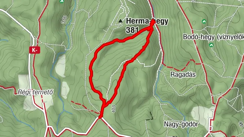 Petőczpuszta mögött