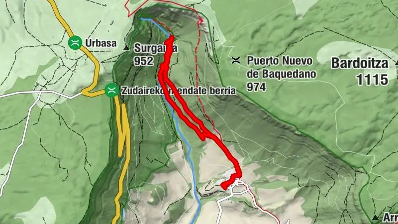 Baquedano / Bakedao - Urederra - Gurpide