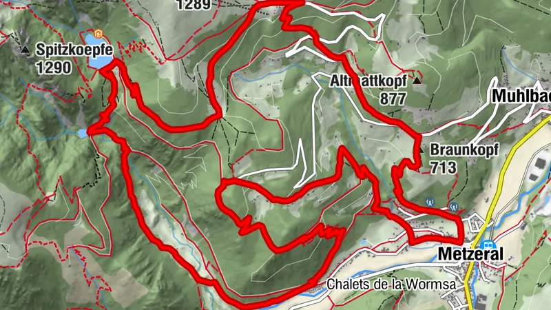 Trail: Le Gaschney - Wormsa Valley