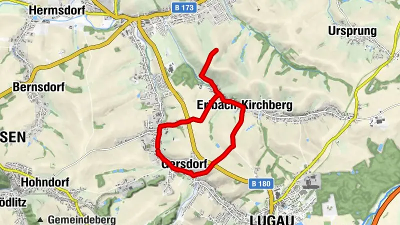 Purple Path Rundweg: Gersdorf - Oberlungwitz