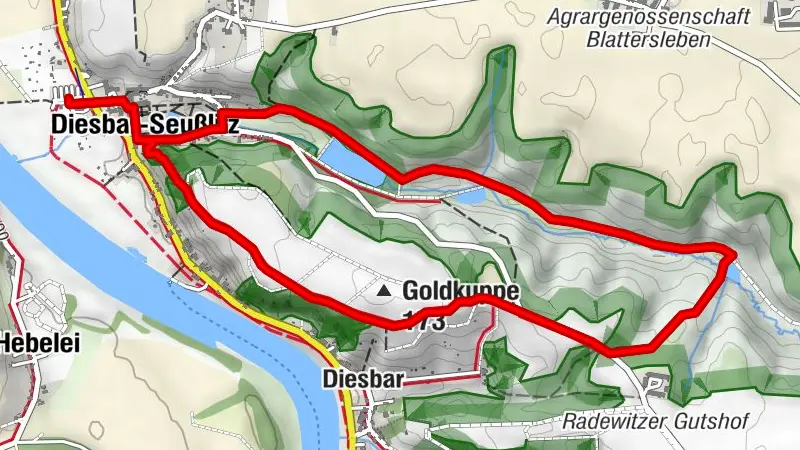 Seußlitzer Weinsichttour - Wanderliebling Dresden Elbland