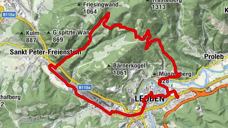 Veitsberg - Tollinggraben - Runde