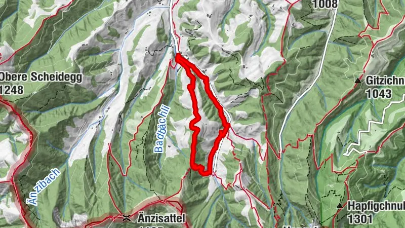Schneeschuh Tour Luthern Bad - Hinter Ey - Badegg