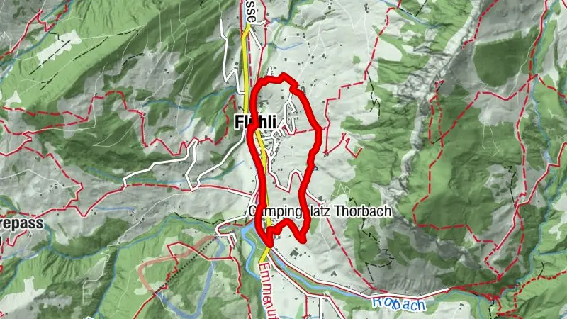 Rundweg zur Kneippanlage in Flühli