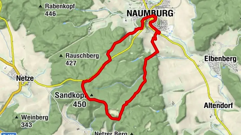 Spechtweg - Rundwanderweg Naumburg N5