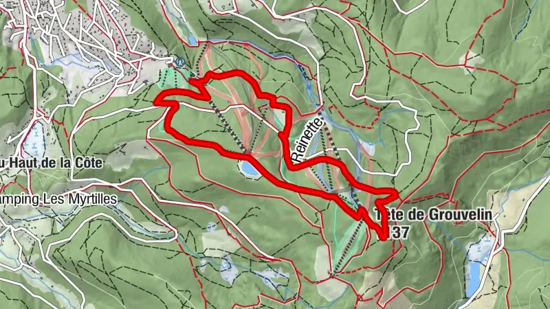 Gérardmer trail circuit n°1 (green) - Tour of the slopes