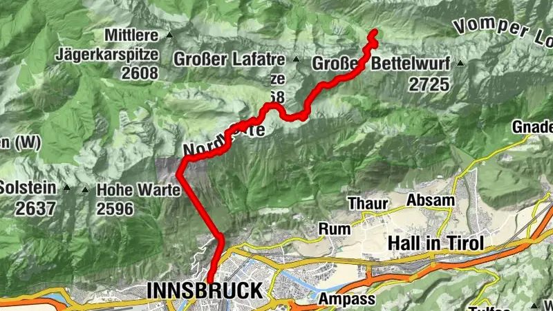 Adlerweg-Etappe 12: Hallerangerhaus –  Nordkette Innsbruck