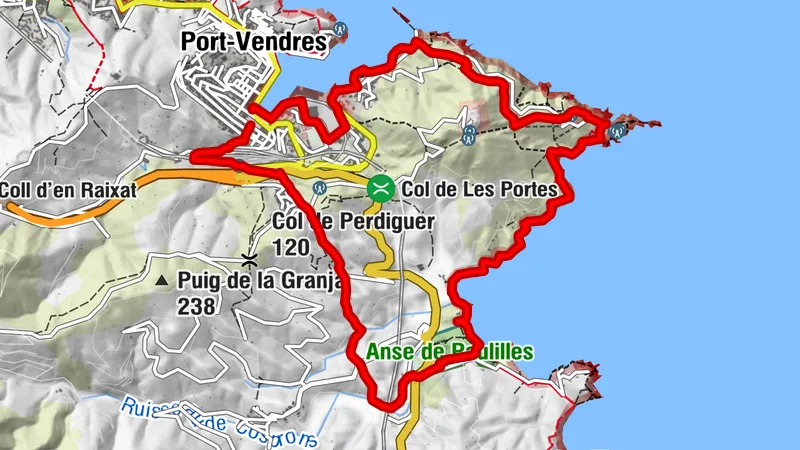 Path around the Cap Béar