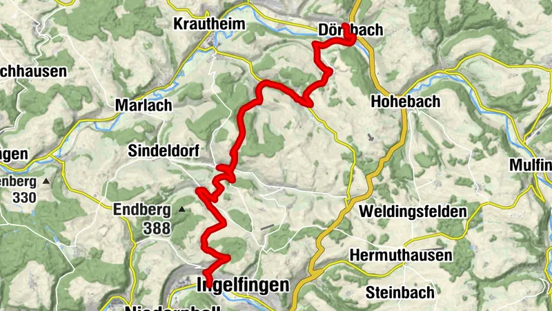 Querverbindung Q4 Ingelfingen-Criesbach - Dörzbach