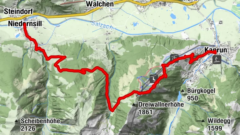 Etappe 12: Alpina Antica Trail | ET12: Niedernsill - Kaprun