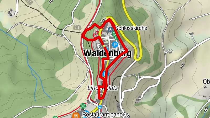 Historische Wege, Waldenburg