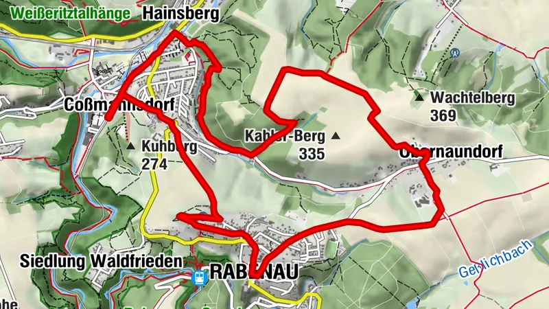 Vom Eisernen Kreuz über die Rabenauer Alberthöhe
