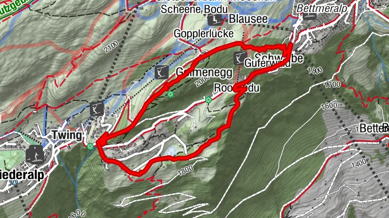 Bettmeralp - Riederalp Trail