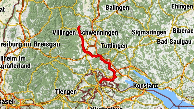 Vom Schwarzwald in die Schweiz