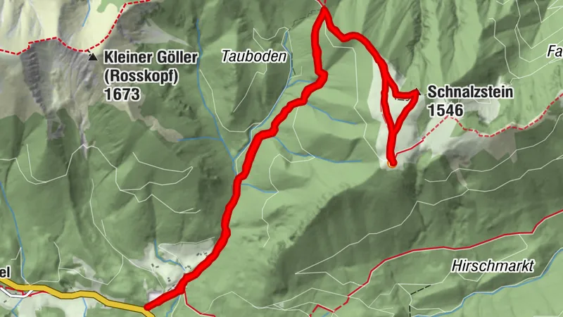 Schnalzstein - Kohlröserlhütte ü. Lahnsattel,St.Aegyd a.N.Niederösterreich